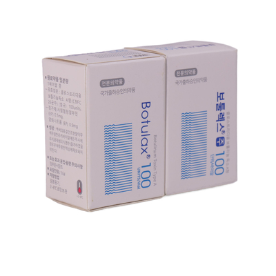 Coreia Origem Botox 100Unidade Injecção Anti-Envelhecimento Toxina Botulínica Allergan Botulax