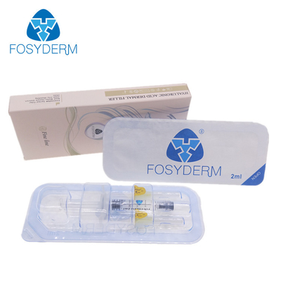 Fosyderm enfrenta seringa cutânea injetável dos enrugamentos do ácido hialurónico dos enchimentos do uso 1ml a anti