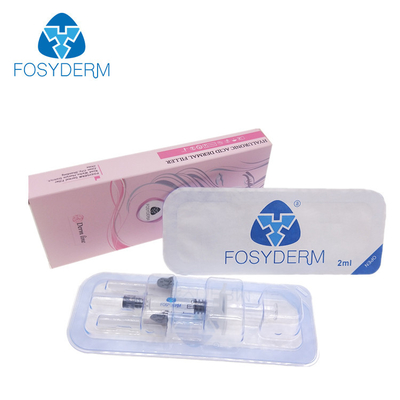Fosyderm enfrenta seringa cutânea injetável dos enrugamentos do ácido hialurónico dos enchimentos do uso 1ml a anti